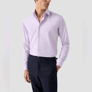 Brooks Brothers Egyptian Cotton Woven in Italy Made in USA Pale Lavender Sz 33